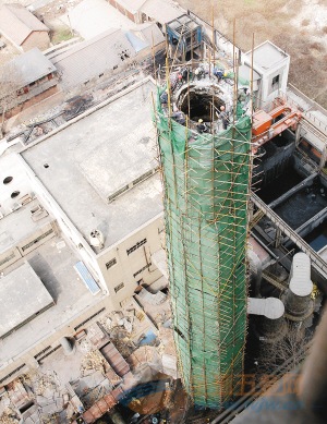 湖北磚煙囪人工拆除施工工藝