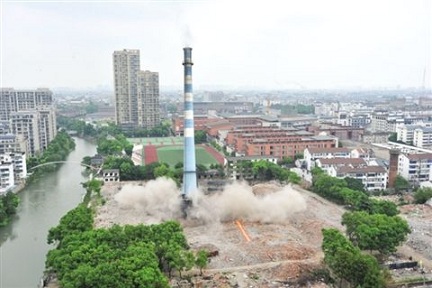 廢棄煙囪爆破拆除技術(shù)