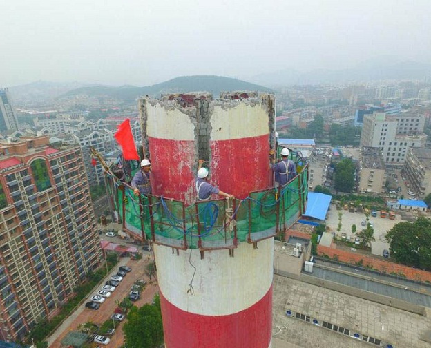 昆明煙囪拆除的方法與安全步驟
