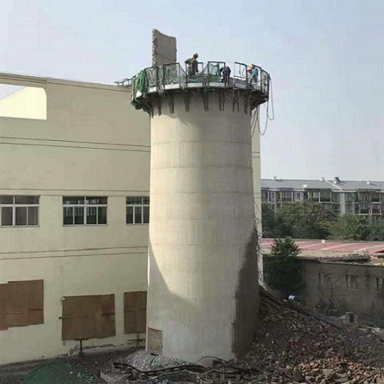水泥煙囪拆除怎樣才能保證施工安全