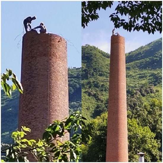 煙囪人工拆除公司人工機(jī)械拆除技術(shù)精湛