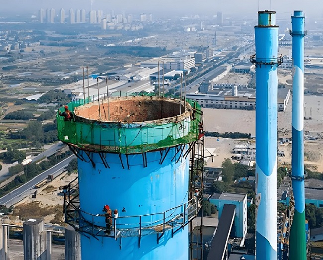 鍋爐煙囪拆除綠色施工全解析，助力藍天保衛(wèi)戰(zhàn)